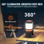 LED Camping Lantern, All-in-one, 1000LM, 360° Illumination, 4 Lighting Modes, Battery Powered Light, Outdoor Robust Flashlight, 