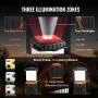 LED Camping Lantern, All-in-one, 1000LM, 360° Illumination, 4 Lighting Modes, Battery Powered Light, Outdoor Robust Flashlight, 