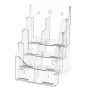 Akrylbrochureholder 8,5 x 11 tommer 4-lags litteratur