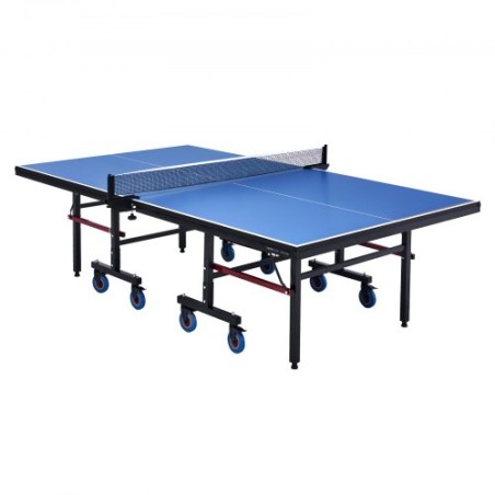 Ping Pong Table Foldable Table Tennis Game Table Indoor with Clamp Net