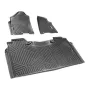 Automotive Floor Mats, Fits for Dodge Ram 1500 Crew Cab 2019-2024, 3 pcs Front and 2nd Row Liners, All Weather Custom Fit TPE Ve