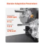 Drive Clutch, 2-7HP Engine, 2300 RPM High-Strength Drive Clutch with 3 Shift Modes & Dynamic Balanced Axle, Quick Shift Durable 