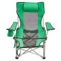 Reclining Camping Chair, 330 lbs Portable Camping Chair, 4 Position Load Folding Camping Chair with Footrest, Cup Holder, Side P