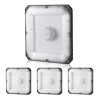 4 Pack LED baldakinlys 80W 8800lm 5000K Dagslys Udendørs baldakinbelysning