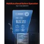 Commercial Slushy Machine, 3Lx2 Double Tank Frozen Drink Machine, 24 Cups Stainless Steel Margarita Smoothie Frozen Drink Maker,