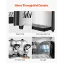Commercial Slushy Machine, 3Lx2 Double Tank Frozen Drink Machine, 24 Cups Stainless Steel Margarita Smoothie Frozen Drink Maker,
