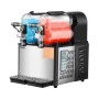 Commercial Slushy Machine, 3Lx2 Double Tank Frozen Drink Machine, 24 Cups Stainless Steel Margarita Smoothie Frozen Drink Maker,
