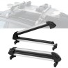 Ski Snowboard Roof Rack 31.7" Universal Ski Rack for Car Roof with Lock