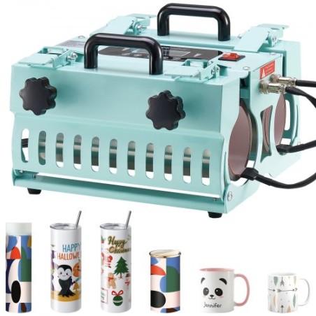 Tumbler Heat Press Machine 2 Station Heaters 11-30oz Mug Press Sublimation