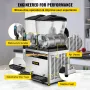 Slush Frozen Drink Machine, 2x15L tank kommerciel margarita