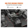 Automotive Floor Mats, Fits for Chevrolet Silverado/GMC Sierra 1500, 2500/3500 HD 2019-2024/2020-2024, 3 pcs Front and 2nd Row L