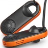 Portable Shoe Dryer Boot Dryer with Quick & Even Drying Black & Orange