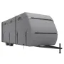 Travel Trailer Cover, 27-30 ft RV Cover, 4-Layer Non-Woven Fabric Camper Cover, Waterproof, Windproof and Rip-Stop Class A RV Co