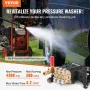 Pressure Washer Pump, 25.4 mm(1") Shaft Horizontal Triplex Plunger, 289 bar(4200 PSI), 16 L/min(4.2GPM), Replacement Power Washe