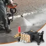 Højtryksrenserpumpe 1" aksel Vandret triplex stempel 4200 PSI