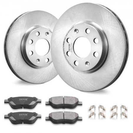 Front Ceramic Brake Rotor Pad Kit for Vauxhall Adam Corsa D Box Hatchback