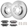Front Ceramic Brake Rotor Pad Kit til Vauxhall Adam Corsa D Box Hatchback