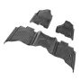 Automotive Floor Mats, Fits Dodge Ram 1500/2500/3500, Crew Cab Only 1500 Classic 2013-2018/2019-2022, 3 pcs Front and 2nd Row Li