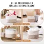 Cotton Rope Storage Basket 67L Woven Blanket Basket 508x508x330mm (20 x 20 x 13 in)