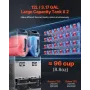 Commercial Slushy Machine, 12Lx2 Double Tank Frozen Drink Machine, 96 Cups Stainless Steel Margarita Smoothie Frozen Drink Maker