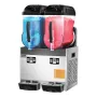 Commercial Slushy Machine, 12Lx2 Double Tank Frozen Drink Machine, 96 Cups Stainless Steel Margarita Smoothie Frozen Drink Maker