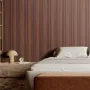 Wood Slat Acoustic Panels, 8 PCS 96 x 6 inch, WPC Accent Wooden Wall Panels for Modern Interior Wall, Faux Wood Wall Board Panel