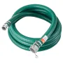 Suction Hose, 51 mm(2 in) x 6.1 m(20 ft), Green High Quality Hose, with Camlock Connectors, and Aluminum Fittings, Fit Various P