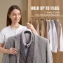 Hangers, 11lbs Load-Bearing, 50 Pack Black Velvet Hangers with 360 Degree Swivel Hook & 0.2 in Ultra-Thin Design, Non-Slip Space