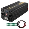 Power Inverter Modified Sine Wave Inverter 6000W DC 12V til AC 230V LCD