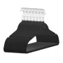 Hangers, 11lbs Load-Bearing, 50 Pack Black Velvet Hangers with 360 Degree Swivel Hook & 0.2 in Ultra-Thin Design, Non-Slip Space