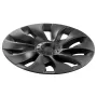 Wheel Rim Cover Hubcaps, 18 in, 2017-2023 Model 3 Fully Fit Hubcap with Snap, Guard Tape & Valve Nozzle Hole, ABS & PC Hubcap wi