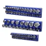 Magnetic Socket Organizer Set, 3PCS Magnetic Socket Holder, 1/4'', 3/8'' & 1/2'' Metric Socket Trays with Clear Labels, Hold up 