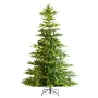 Christmas Tree, 7.5ft Prelit Artificial Xmas Tree, Full Holiday Decor Tree with 700 Warm White LED Lights, 1319 Branch Tips, Met
