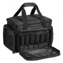 Range Bag for 4 Pistols Tactical Gun Range Bag Single Shoulder Strip Black