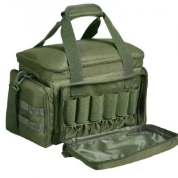 Range Bag for 4 Pistols Tactical Gun Range Bag Single Shoulder Strip Green
