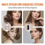 Hair Dryer Styler, Ionic Hair Dryer Brush, 110,000RPM High-Speed Hot Air Styler with Oval & Paddle Brush, 4 Temps & 3-Speed Blow