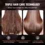 Hair Dryer Styler, Ionic Hair Dryer Brush, 110,000RPM High-Speed Hot Air Styler with Oval & Paddle Brush, 4 Temps & 3-Speed Blow