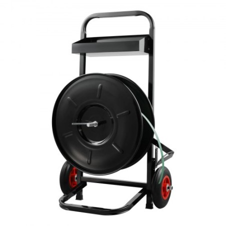 Strapping Dispenser Banding Cart for PET/PP Strapping Roll 8" Core Size