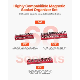 Magnetisk sokkelarrangør indstillet 3 stk