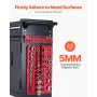 Magnetic Socket Organizer Set, 3PCS Magnetic Socket Holder, 1/4'', 3/8'' & 1/2'' SAE Socket Trays with Clear Labels, Hold up to 