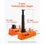 Electric Car Jack, 15 Tons /33000 lbs, Adjustable Hydraulic Jack Lift with High Load Capacity, 12V Dual-Powered Tire Change Repl