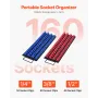 LE Socket Organizer Set 2pcs 160 klip stålstokstik bakke