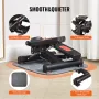 Stair Stepper, Mini Stepper for Exercise at Home, Hydraulic Fitness Twist Stepper with Resistance Bands, Full Body Workout Cardi