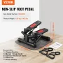 Stair Stepper, Mini Stepper for Exercise at Home, Hydraulic Fitness Twist Stepper with Resistance Bands, Full Body Workout Cardi