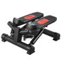 Stair Stepper, Mini Stepper for Exercise at Home, Hydraulic Fitness Twist Stepper with Resistance Bands, Full Body Workout Cardi