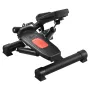 Stair Stepper, Mini Stepper for Exercise at Home, Hydraulic Fitness Twist Stepper with Resistance Bands, Full Body Workout Cardi