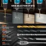 Drill Bit Set, 246 Pieces Drill and Driver Bit Set, Screwdriver Bit Set Suitable for Wood Metal Cement Drilling and Screw Drivin