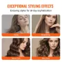 Hair Air Styler and Dryer Brush, 4-in-1 Multi Hair Styler, 110,000 RPM High-Speed Ionic Hot Air Styler with 3 Brushes & 1 Nozzle