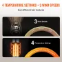 Hair Air Styler and Dryer Brush, 4-in-1 Multi Hair Styler, 110,000 RPM High-Speed Ionic Hot Air Styler with 3 Brushes & 1 Nozzle