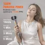 Hair Air Styler and Dryer Brush, 4-in-1 Multi Hair Styler, 110,000 RPM High-Speed Ionic Hot Air Styler with 3 Brushes & 1 Nozzle